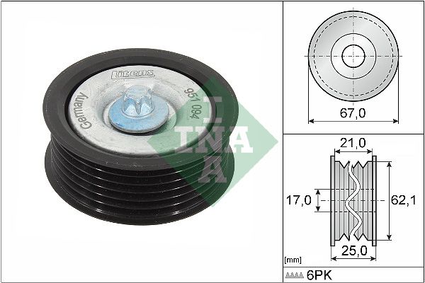 WILMINK GROUP Паразитный / ведущий ролик, поликлиновой ремень WG1253115